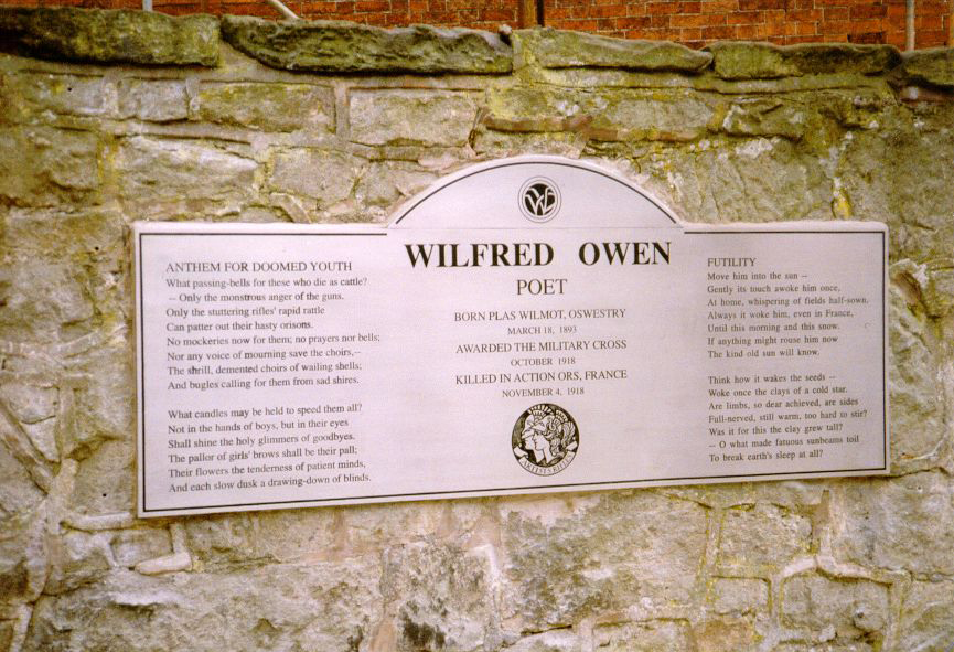 Oswestry Memorial Text