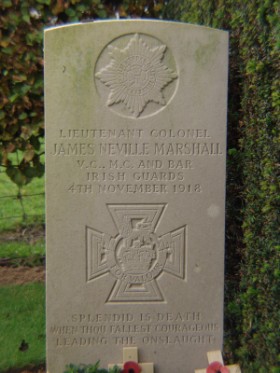 The grave of Lt.Colonel J.N. Marshall